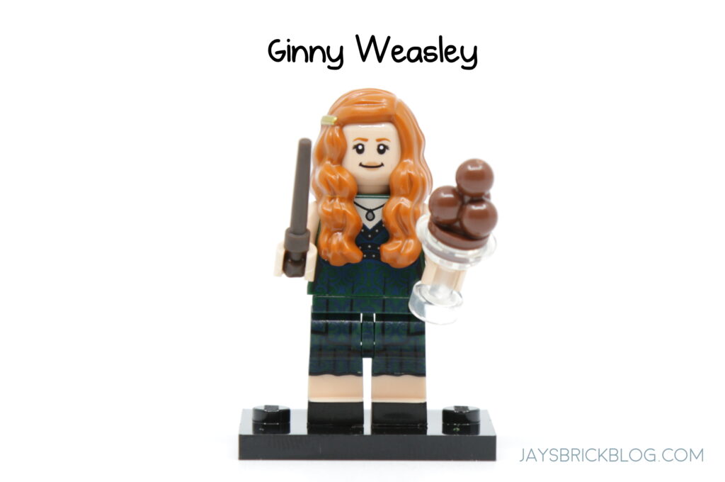 Lego Ginny Weasley Gryffindor head very rare with freckles 