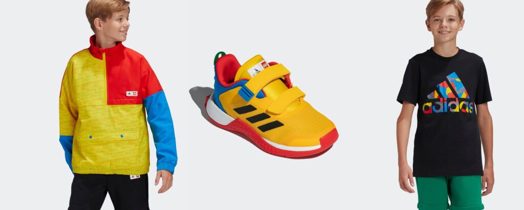 First Look At The New Adidas X Lego Kids Collection Jay S Brick Blog