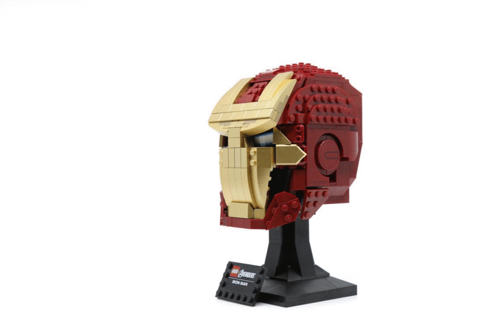 LEGO 76165 Iron Man Helmet GIF mouth