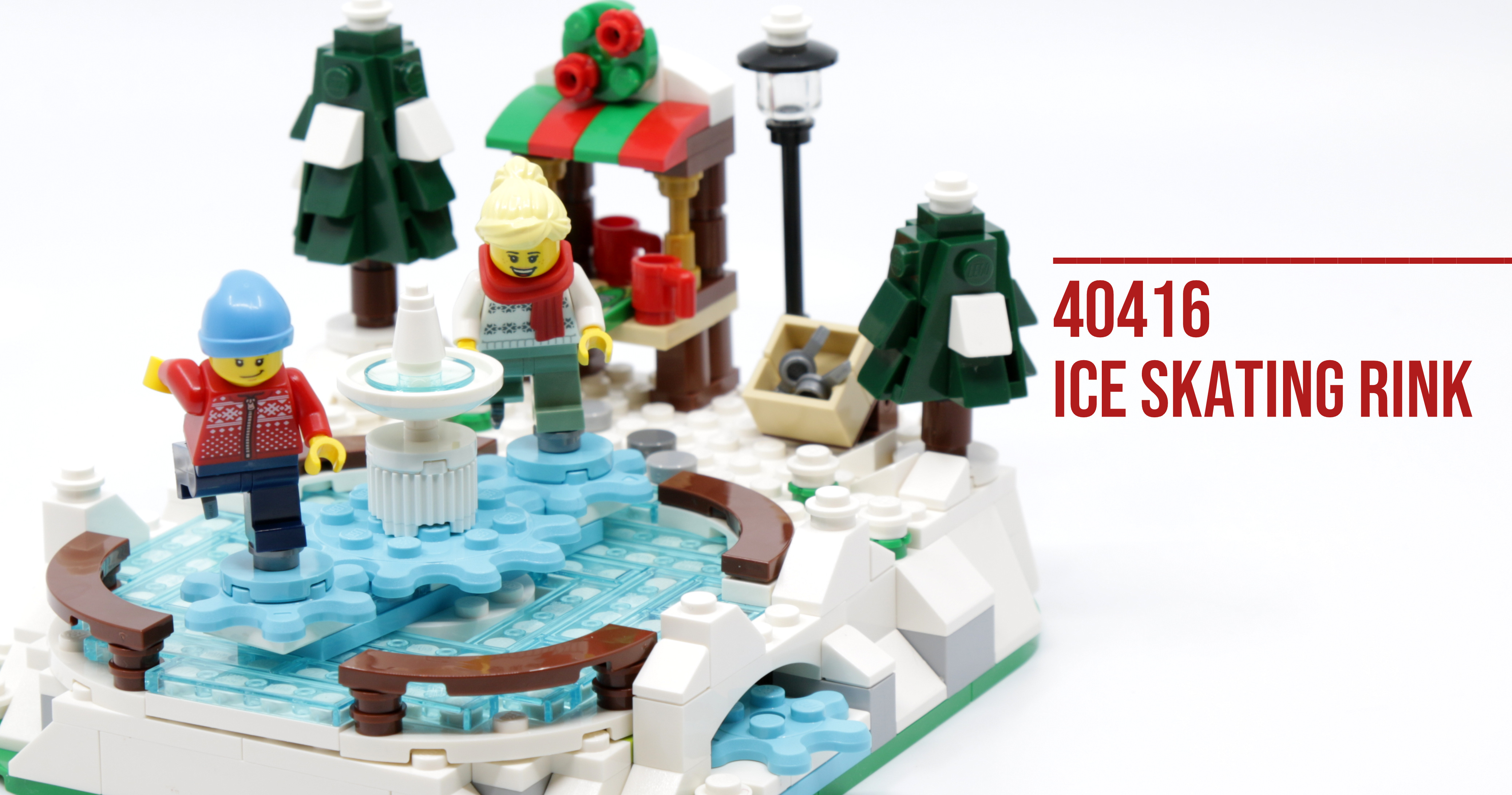 40416 for sale online 304 Pieces LEGO Ice Skating Rink Set 