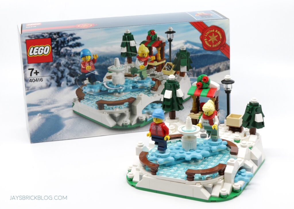 LEGO NEW Minifigure Girl Ice Skater 40416 Holiday Minifigure 