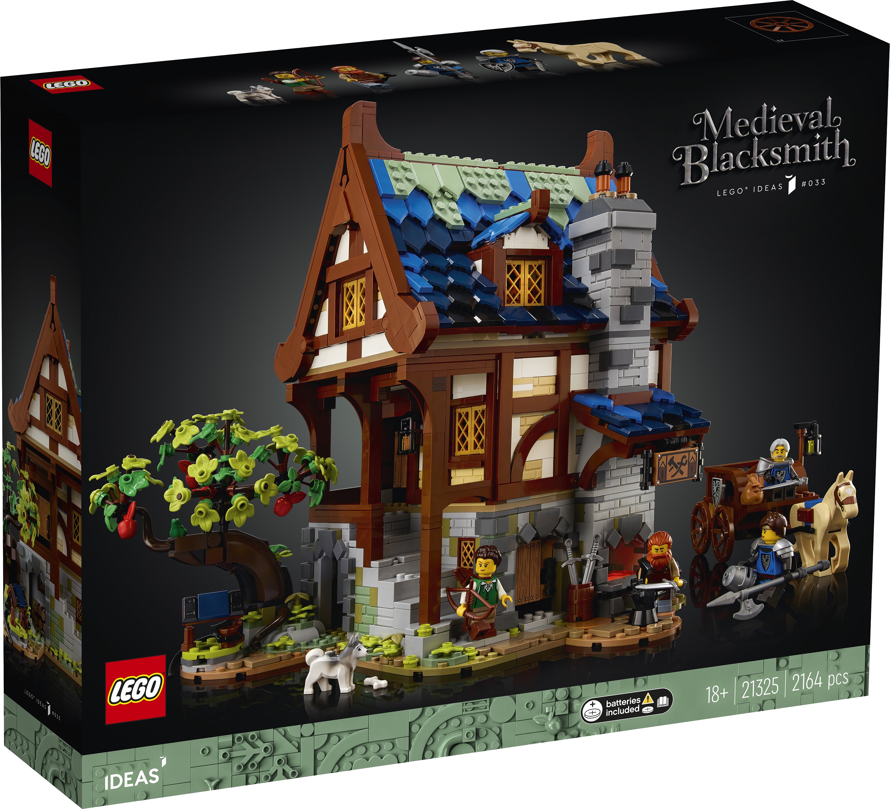 LEGO Ideas 21325 Medieval Blacksmith officially unveiled! Jay's Brick