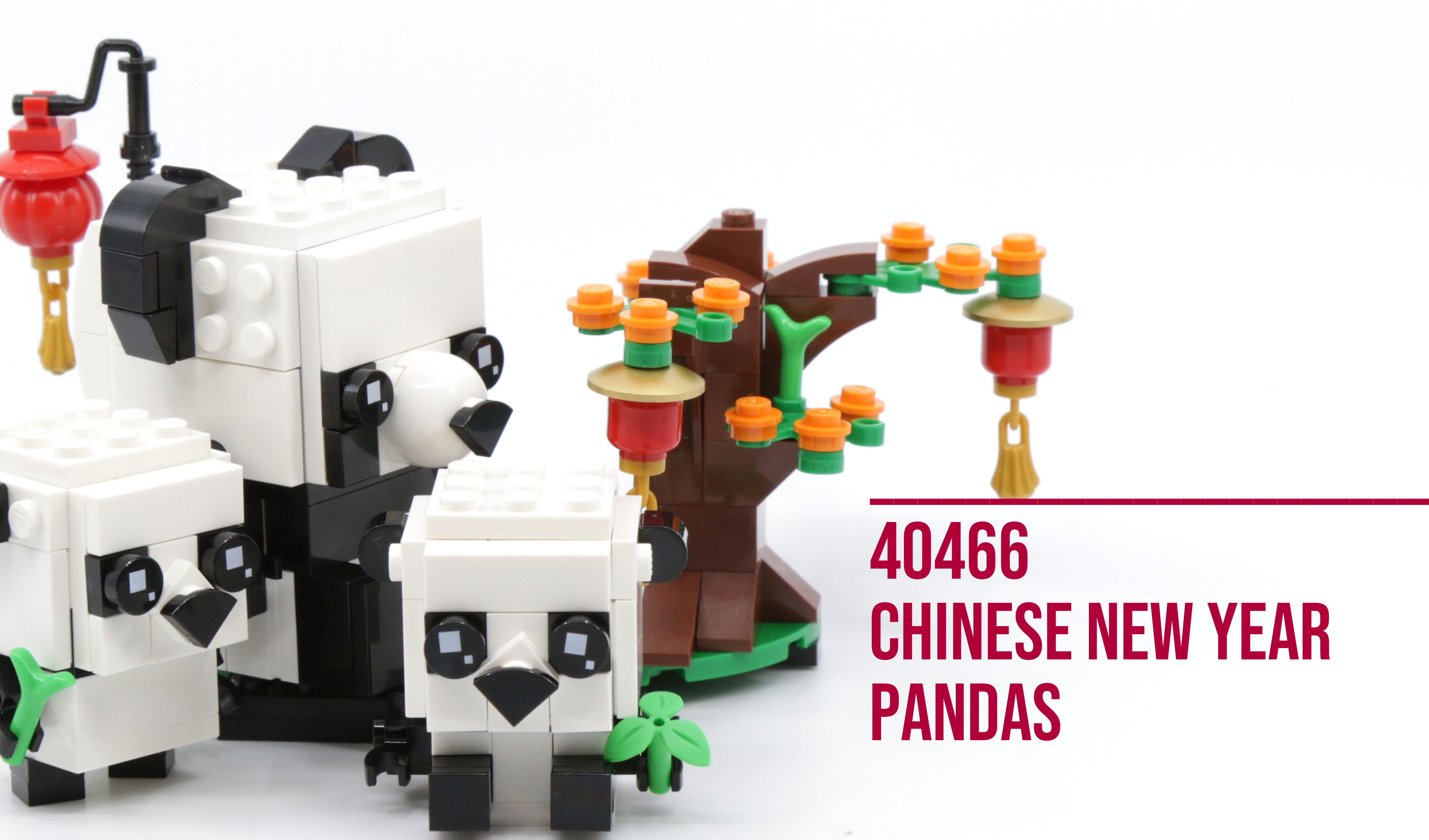 Review LEGO 40466 Chinese New Year Pandas Jay's Brick Blog