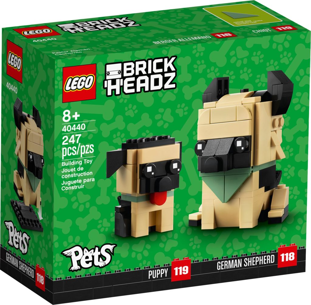LEGO Brickheadz Pets 40440 German Shepherd Box