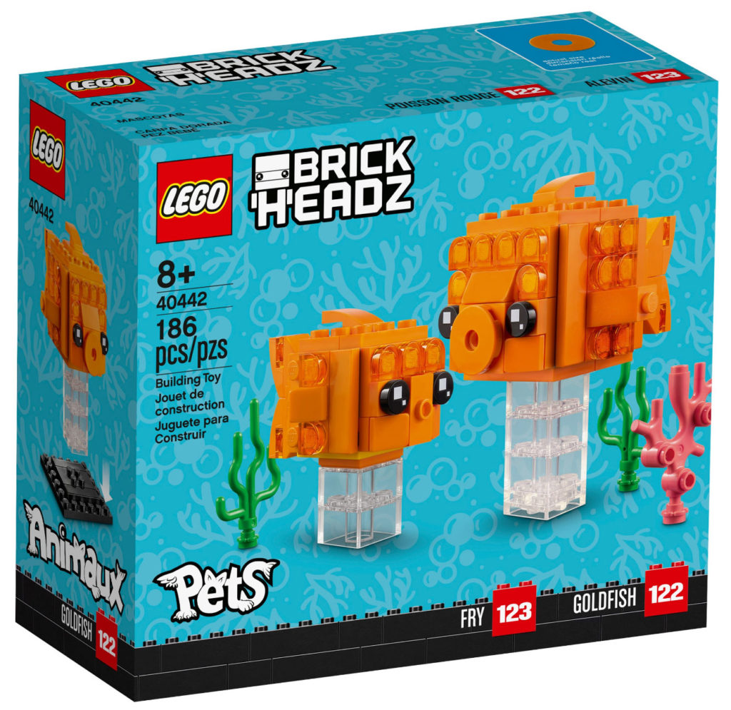LEGO Brickheadz Pets 40442 Goldfish Box