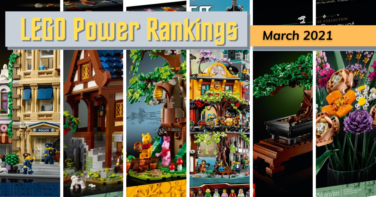 Lego Power Rankings March 2021 Jay S Brick Blog