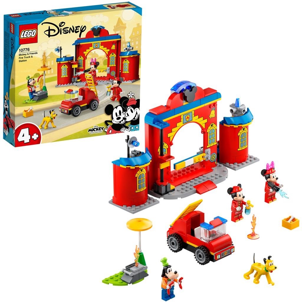 LEGO Disney Mickey and Friends - Camion dei Pompieri e Stazione