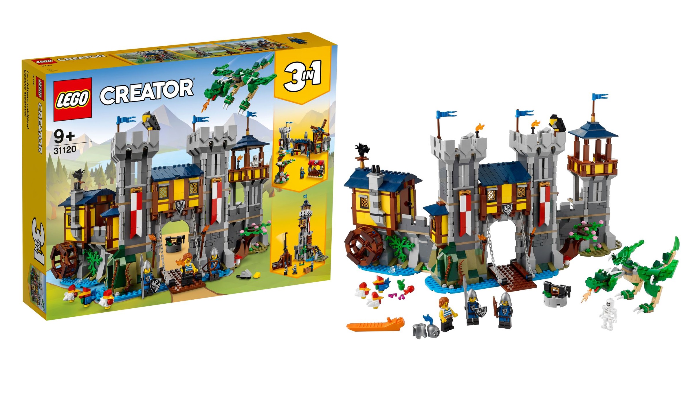 spoelen pastel Kolonisten LEGO Creator 3-in-1 31120 Medieval Castle unveiled! - Jay's Brick Blog