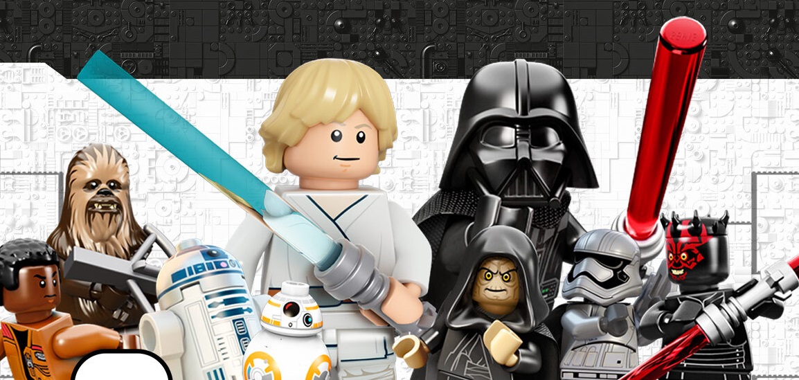 Make your Selection Lego Minifigures Series Disney Classic Star Wars 