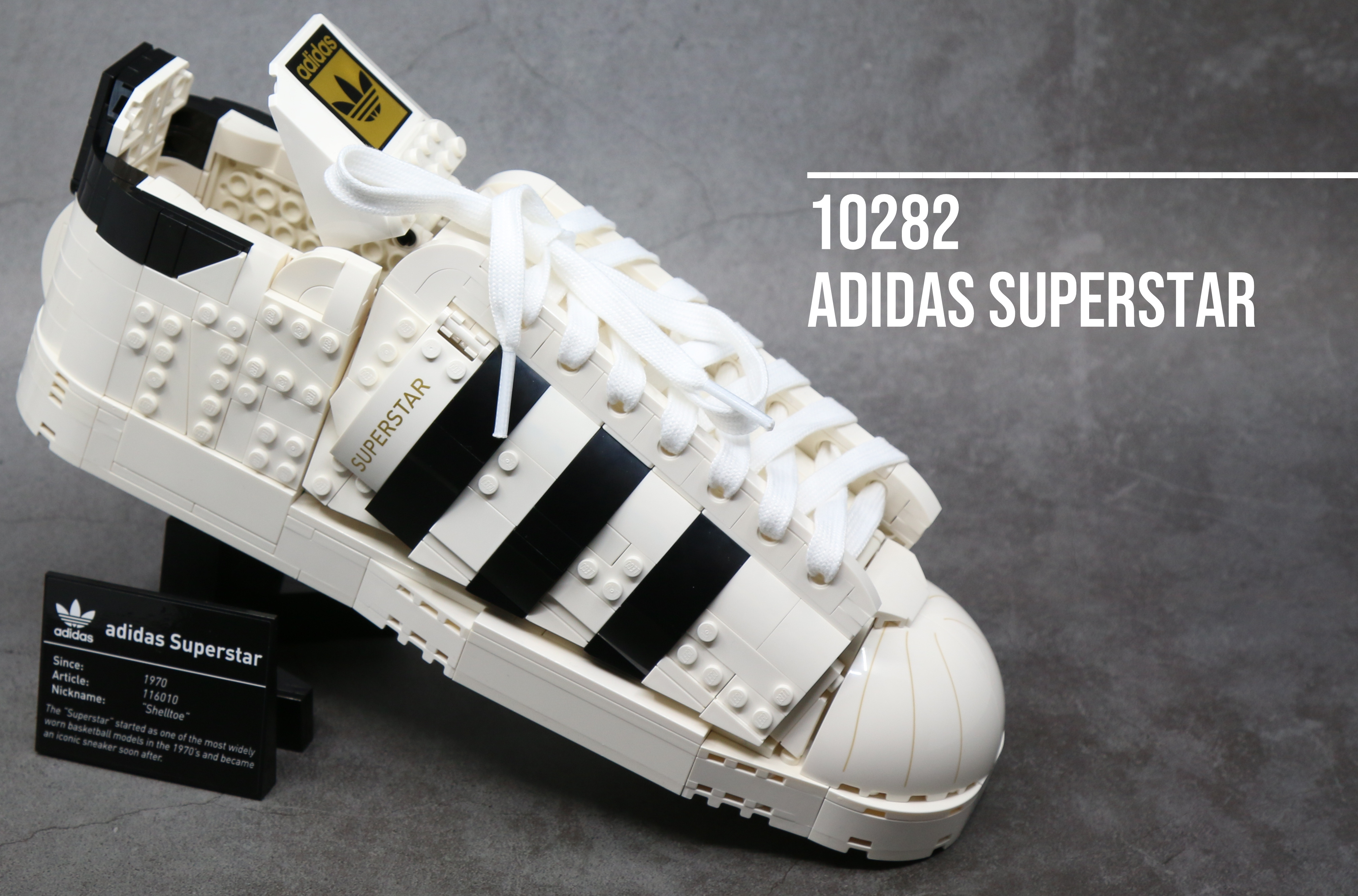 voice embarrassed Remission Review: LEGO 10282 Adidas Superstar - Jay's Brick Blog