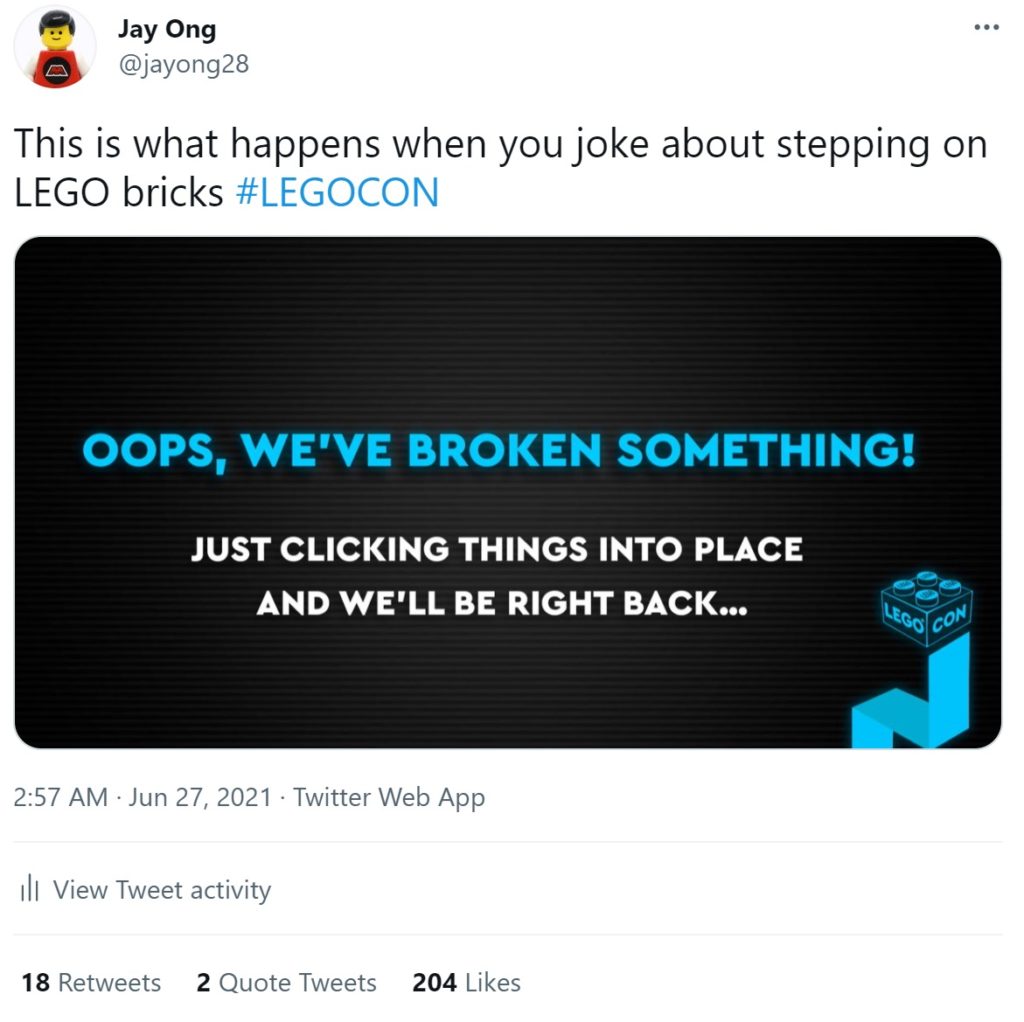 LEGO CON Technical Issues