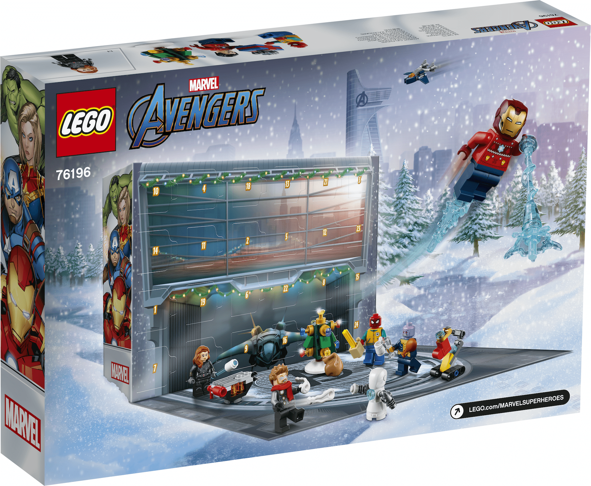 The 2021 LEGO Marvel Avengers Advent Calendar officially unveiled