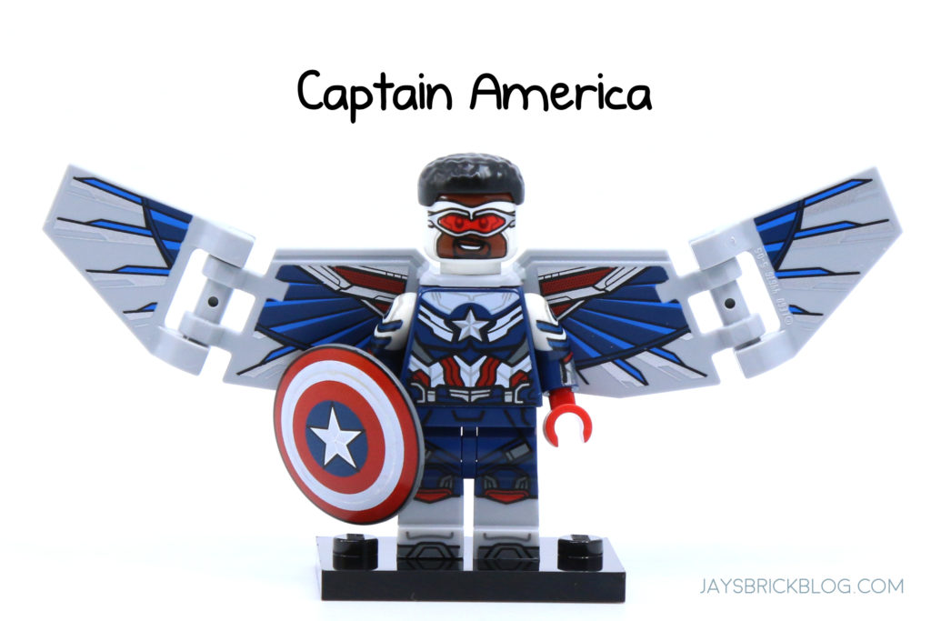 LEGO Marvel Minifigures Captain America Falcon