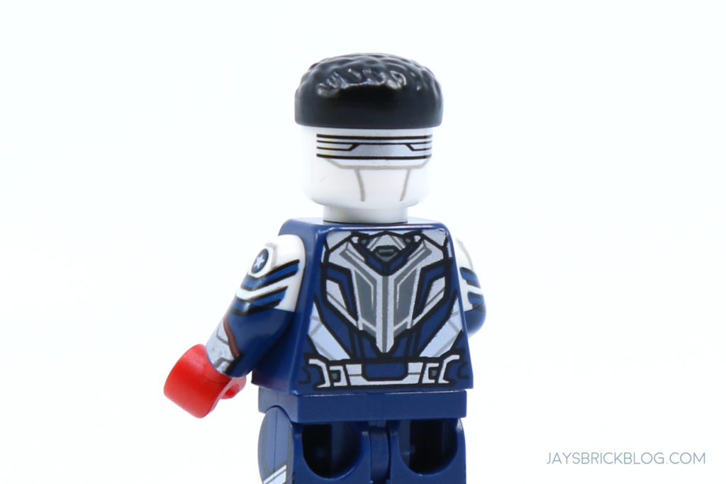 LEGO Marvel Minifigures Captain America Falcon Back