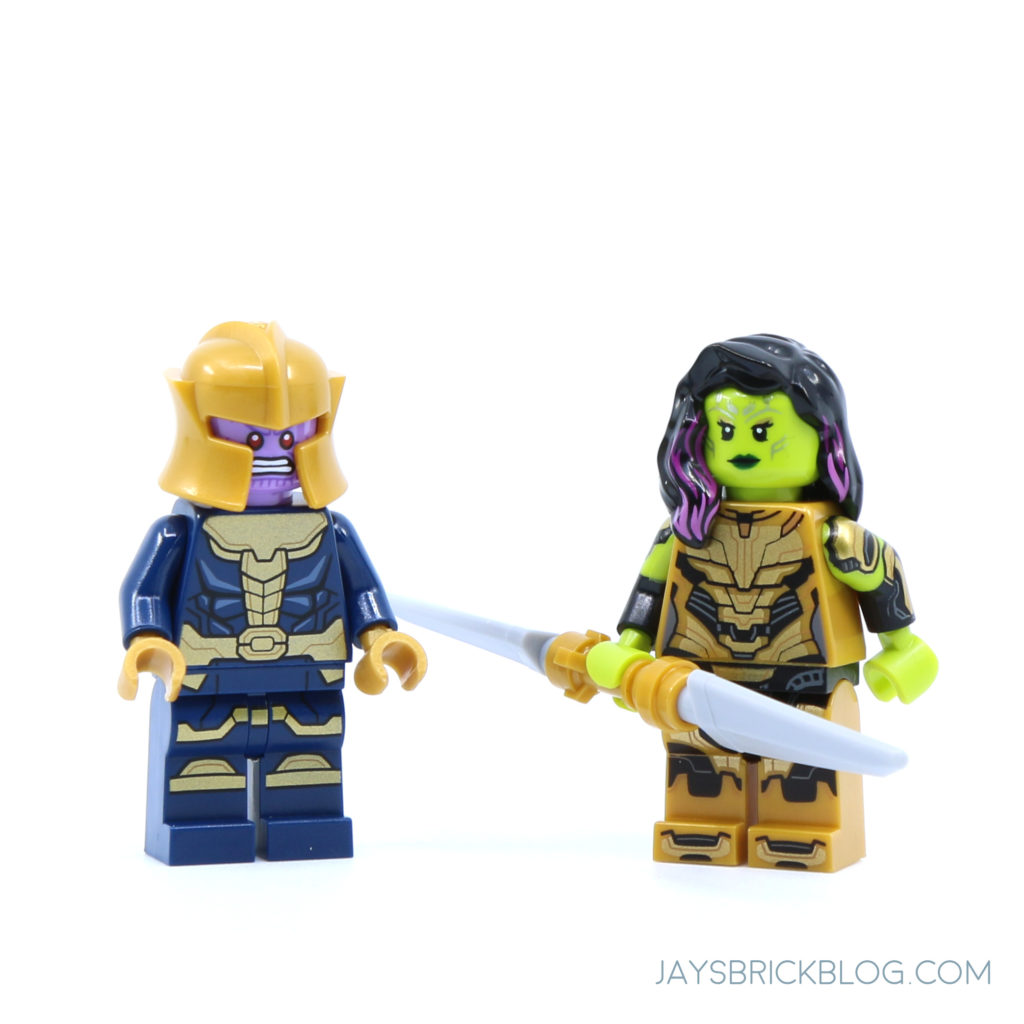 LEGO Marvel Minifigures Thanos Comparison