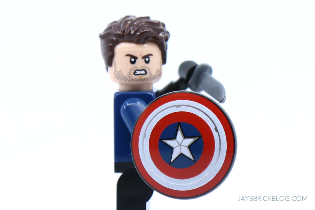 LEGO Marvel Minifigures Winter Soldier Captain America Shield