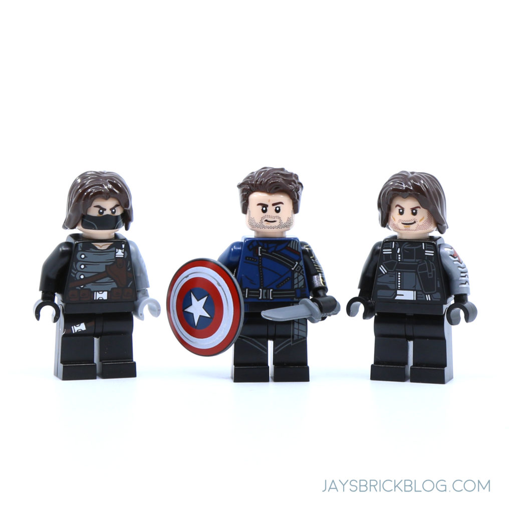 LEGO Marvel Minifigures Winter Soldier Comparison
