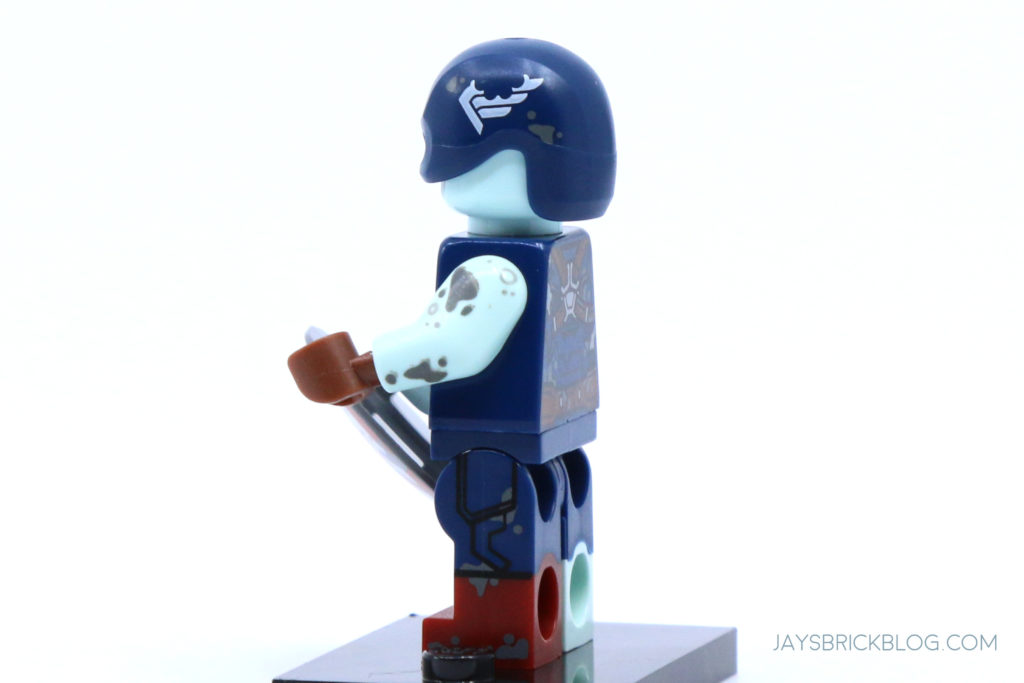LEGO Marvel Minifigures Zombie Captain America Side