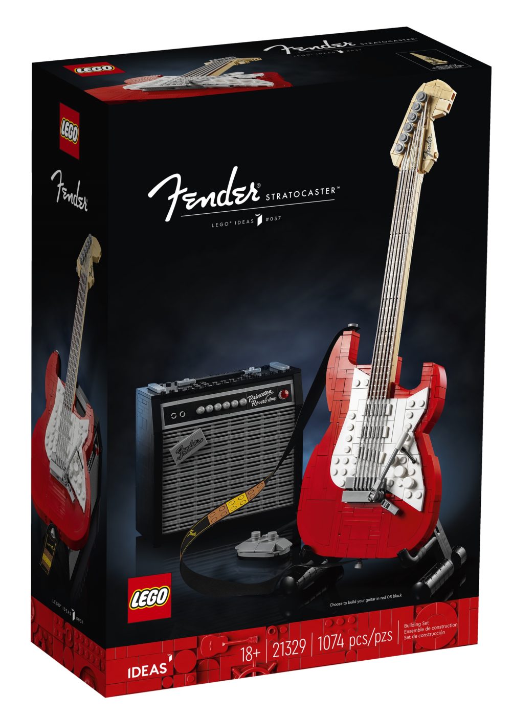 LEGO 21329 Ideas Fender Stratocaster Box Front