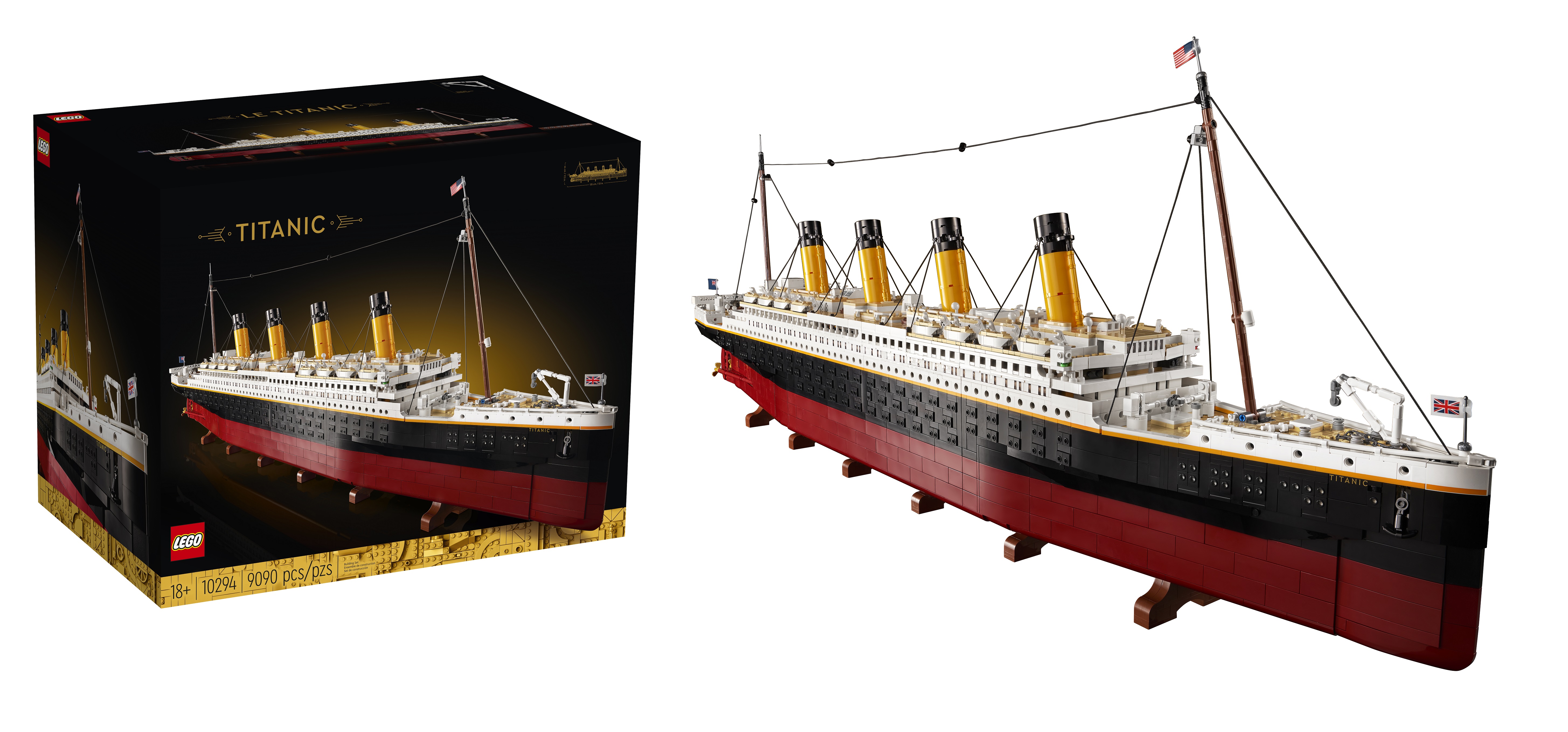 The LEGO Titanic 10294 officially revealed - 9,090 pieces and over   long! - Jay's Brick Blog