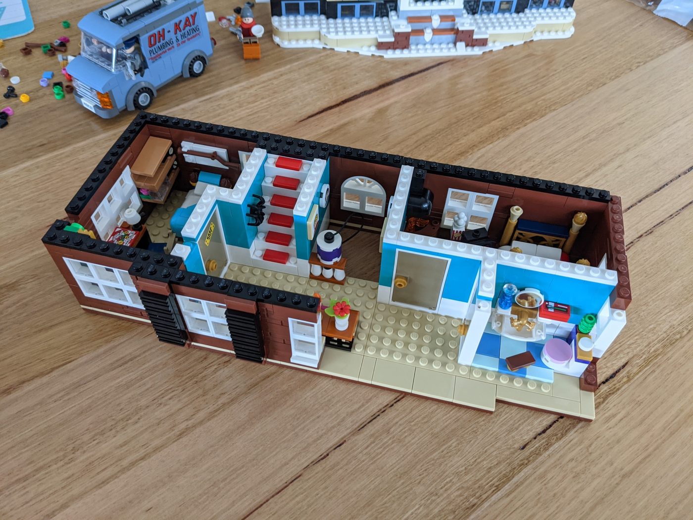 LEGO 21330 Home Alone Build Progress 1