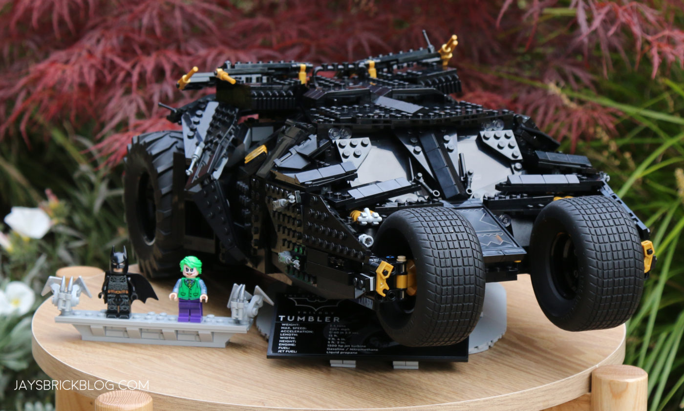 LEGO 76240 Batmobile Tumbler Lifestyle Outdoors Display