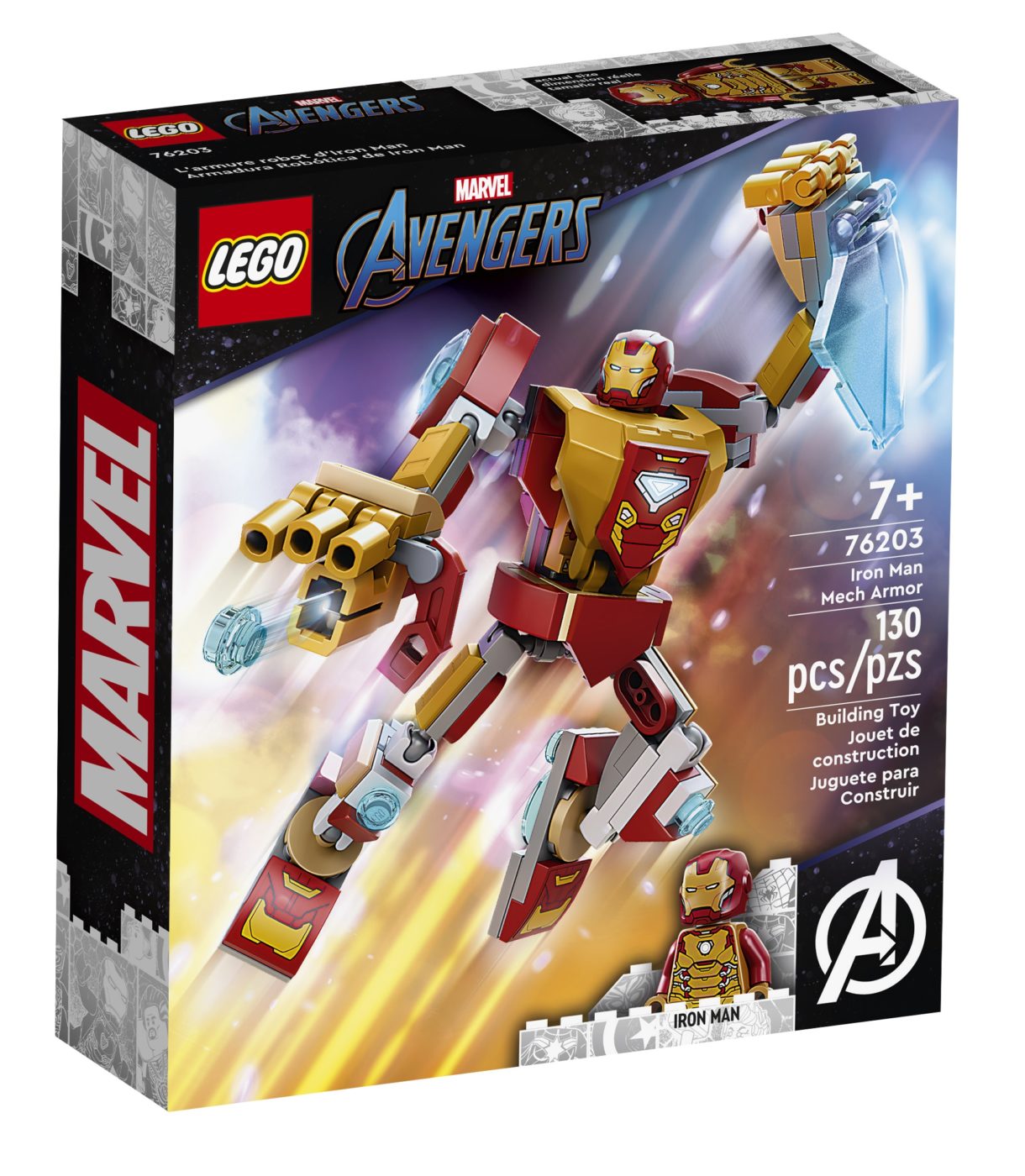 76203 Iron Man Mech Armor Box