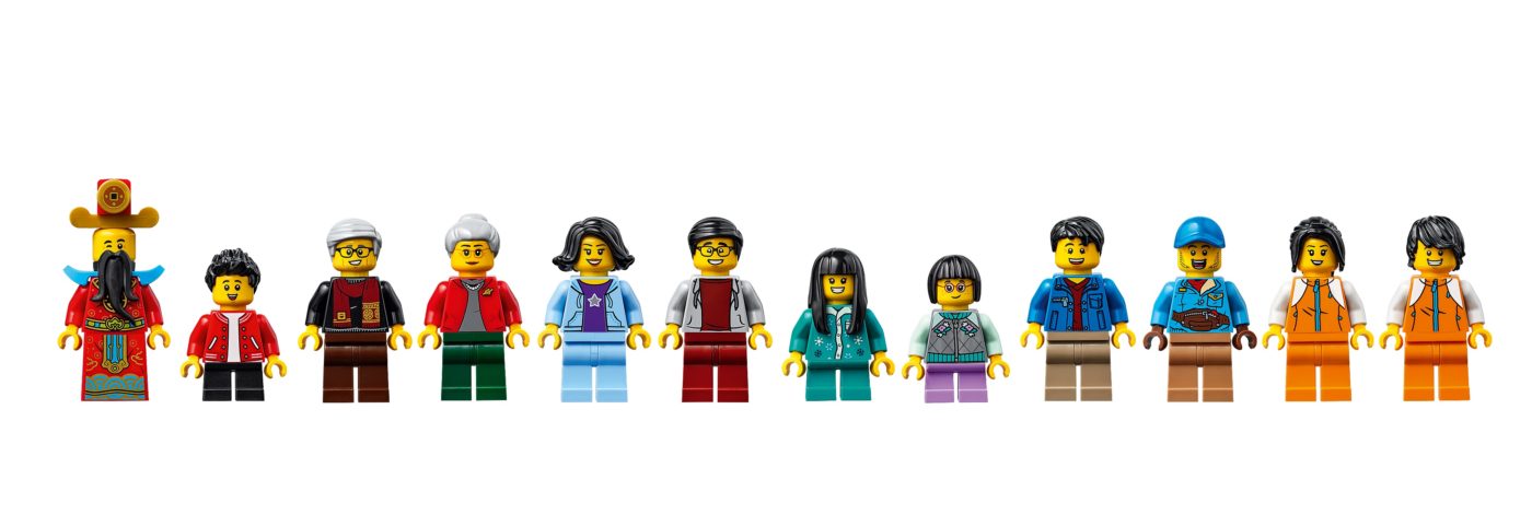 80108 Lunar New Year Traditions minifigs