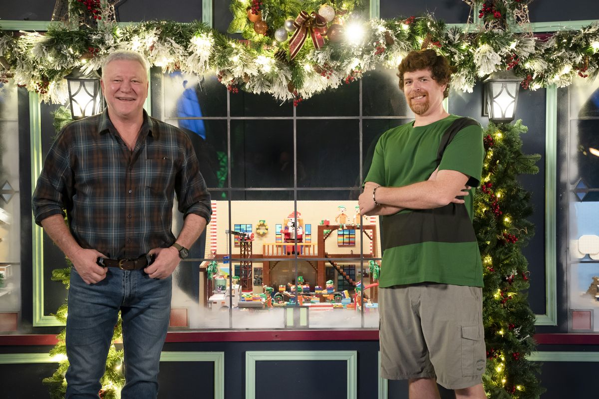 Celebrity LEGO Masters Episode 1 Scott and Jay Window