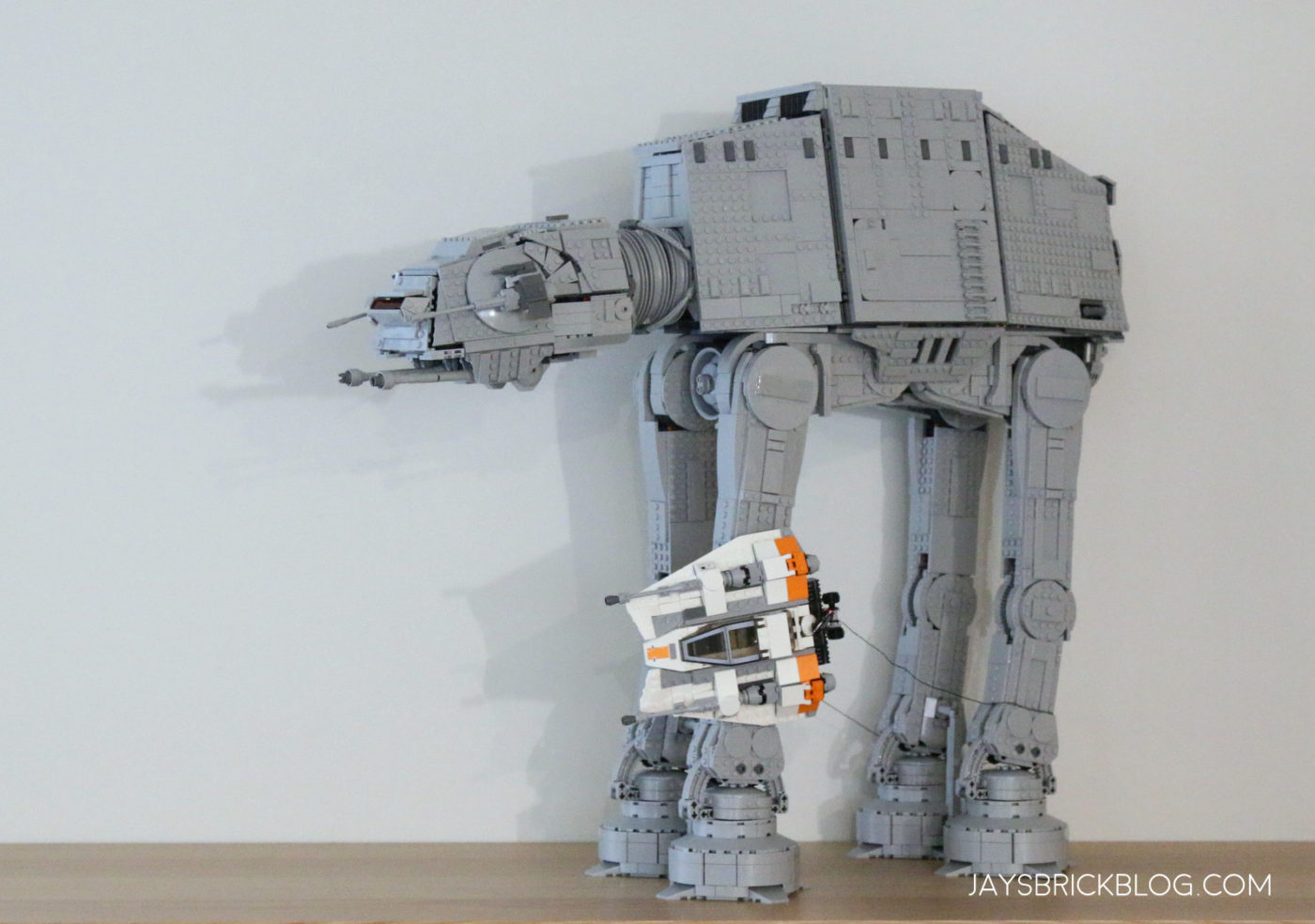 LEGO 75313 UCS AT AT Size Comparison Snowspeeder
