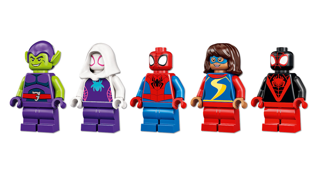 10784 Spider Man Webquarters Hangout Minifigures