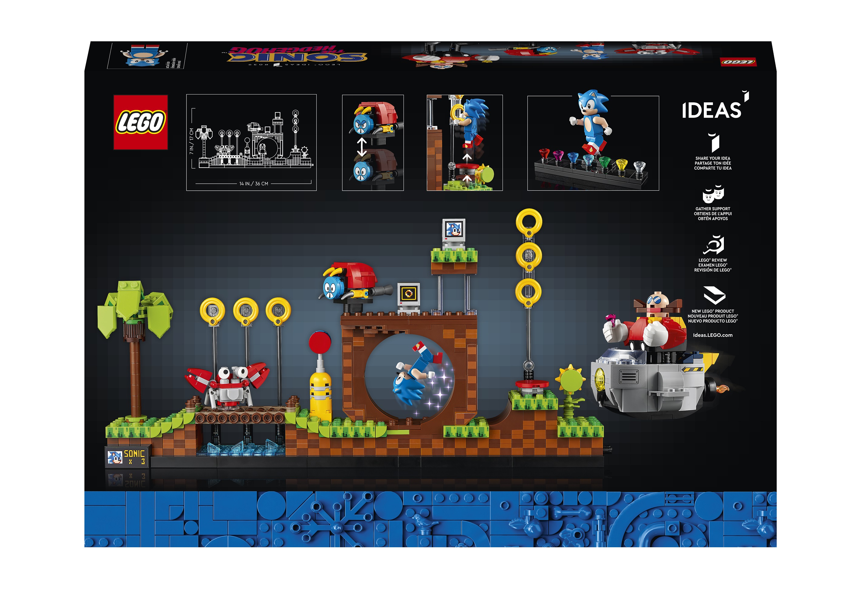 LEGO Ideas - Official Sonic the Hedgehog Green Hill Zone Set