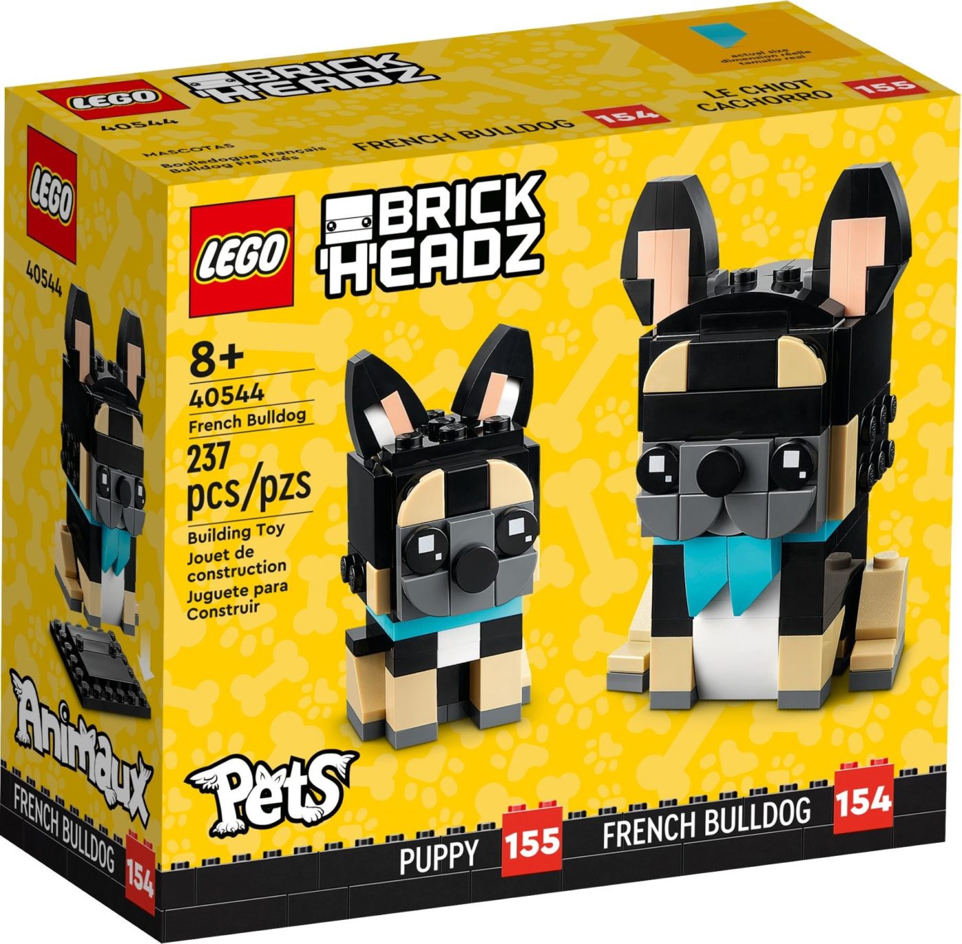 40544 Brickheadz Pets French Bulldog Box