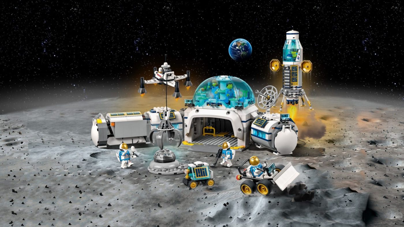 60350 Lunar Research Base Illustration