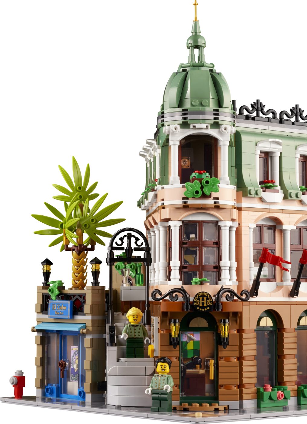 LEGO 10297 Boutique Hotel Side