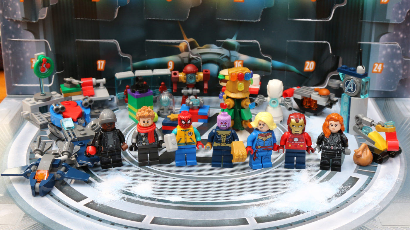 LEGO 2021 Marvel Advent Calendar Complete
