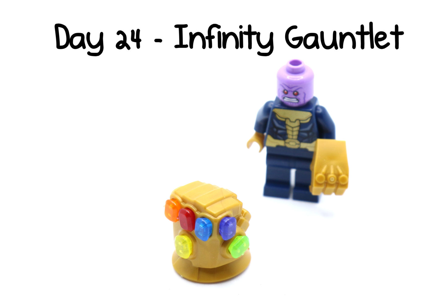 LEGO 2021 Marvel Advent Calendar Day 24 Infinity Gauntlet