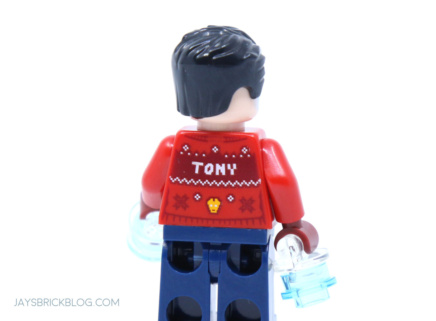 LEGO 2021 Marvel Advent Calendar Tony Stark Back Printing