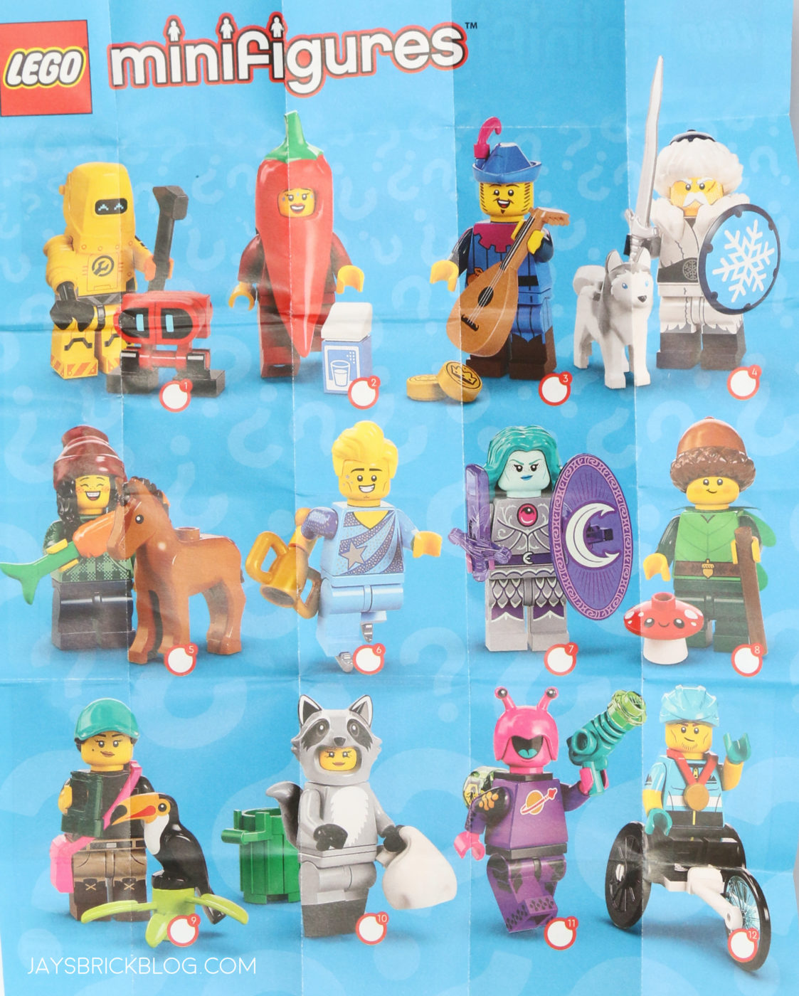 LEGO Minifigures Series 22 Checklist