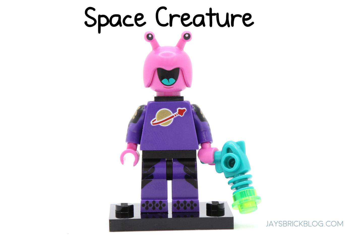 Brand New Moc Minifigure New & Sealed Gift Lego Black Upright Walking Alien 