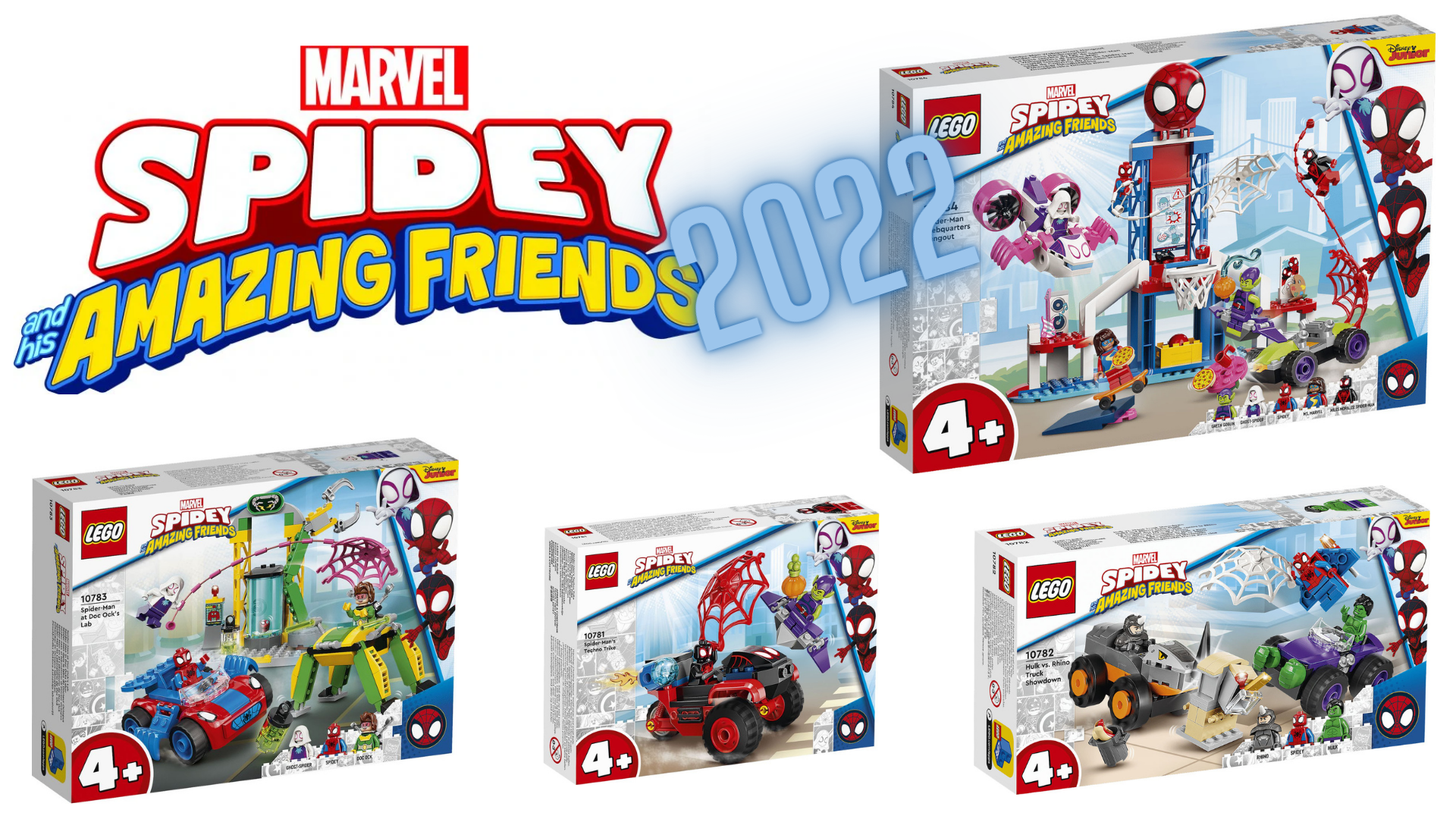 First look at LEGO Spidey and his Amazing Friends sets(4+), coming