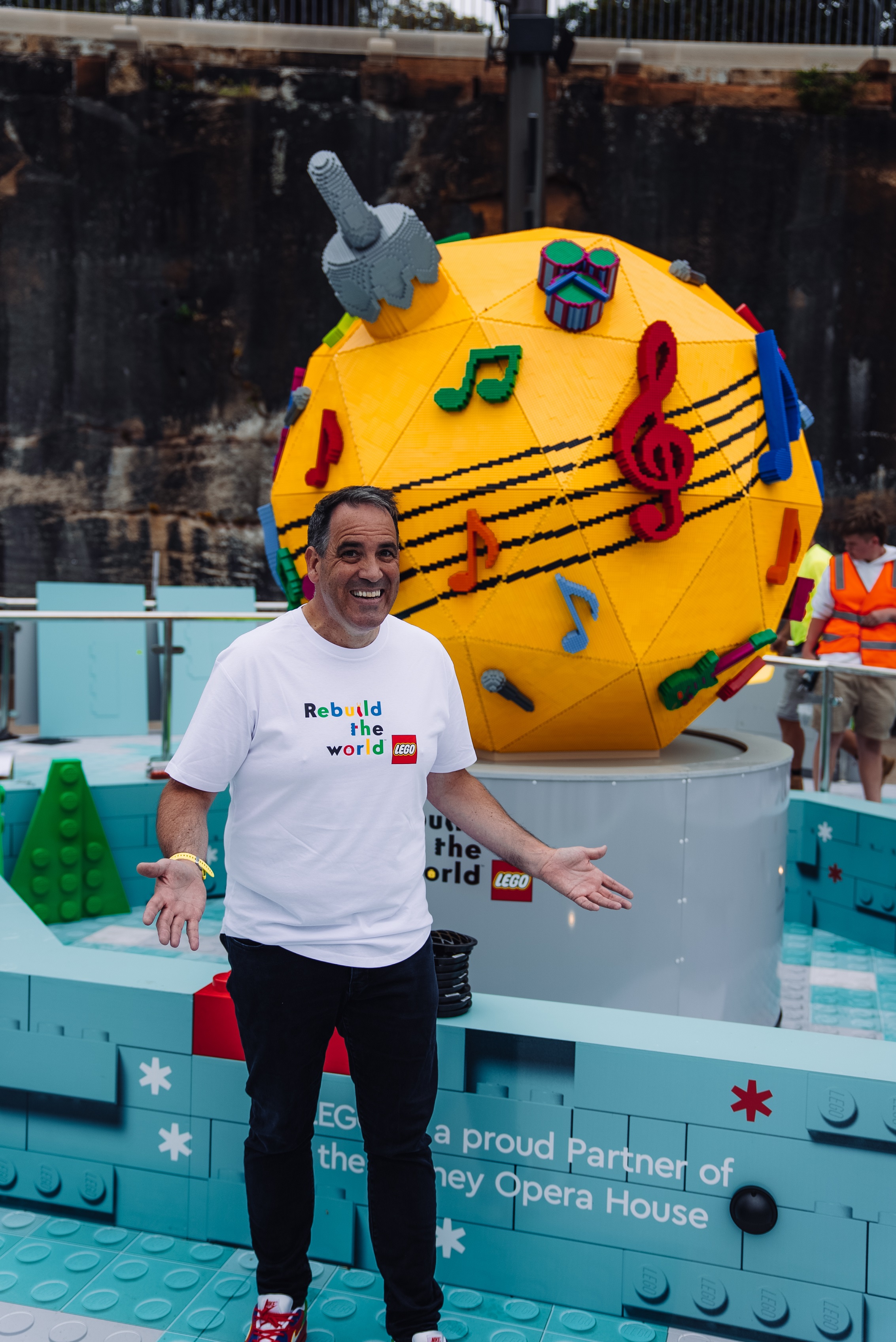 Giant LEGO Christmas Baubles are on display at the Sydney Opera House this week! - Brick Blog