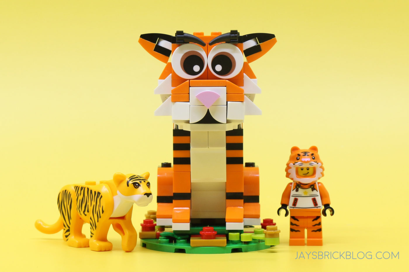 Skov partikel Annoncør Review: LEGO 40491 Year of the Tiger - Jay's Brick Blog