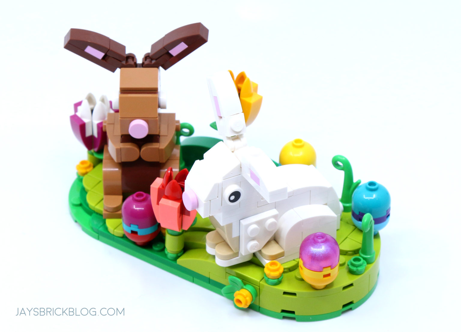 Review: LEGO 40523 Easter Rabbits Display - Jay's Brick Blog