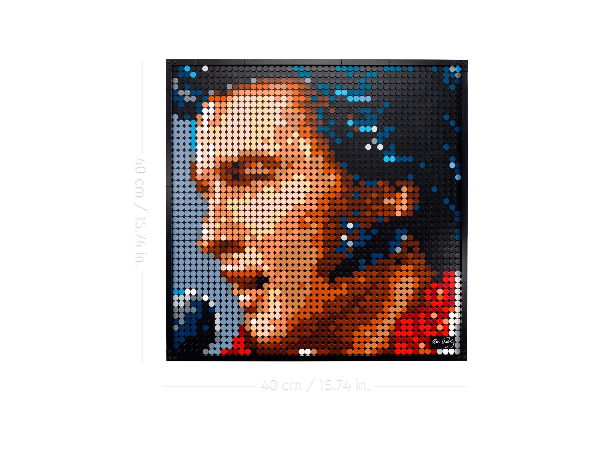 The King of Rock and Roll, Elvis Presley joins the LEGO Art theme ...