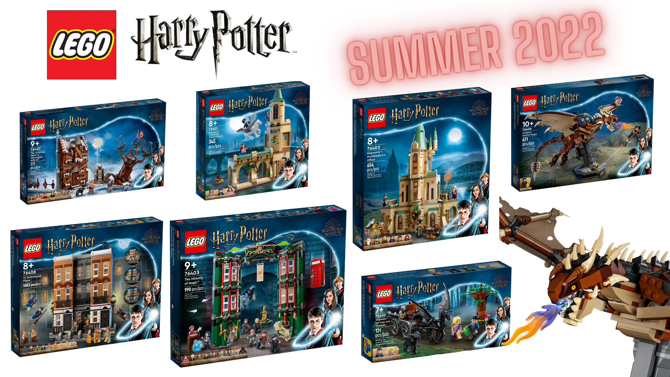 Guide all the new Summer 2022 LEGO Harry Potter Sets - Jay's Brick Blog