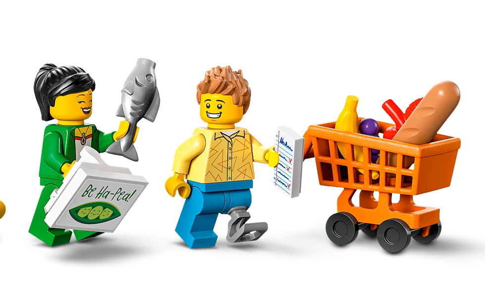 NEW LEGO JOGGER minifigure figure minifig jogging man city town fitness aerobics 