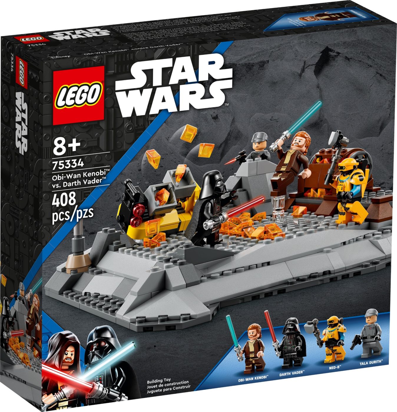Tolkning shuffle Ride Review: LEGO 75334 Obi-Wan Kenobi vs. Darth Vader - Jay's Brick Blog