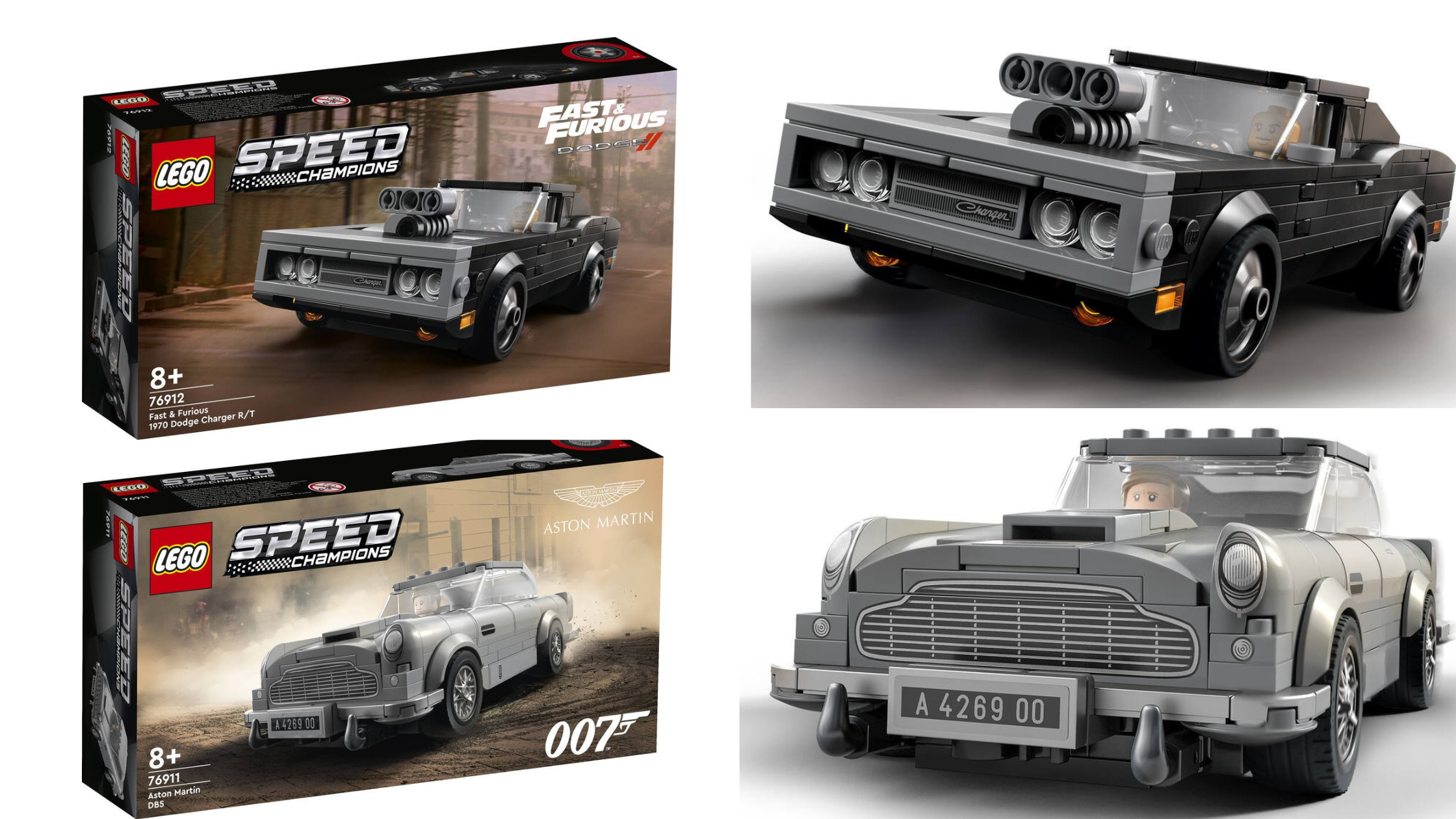 LEGO Speed Champions welcomes James Bond's Aston Martin DB5 u0026 Dominic  Toretto's Dodge Charger to the garage - Jay's Brick Blog