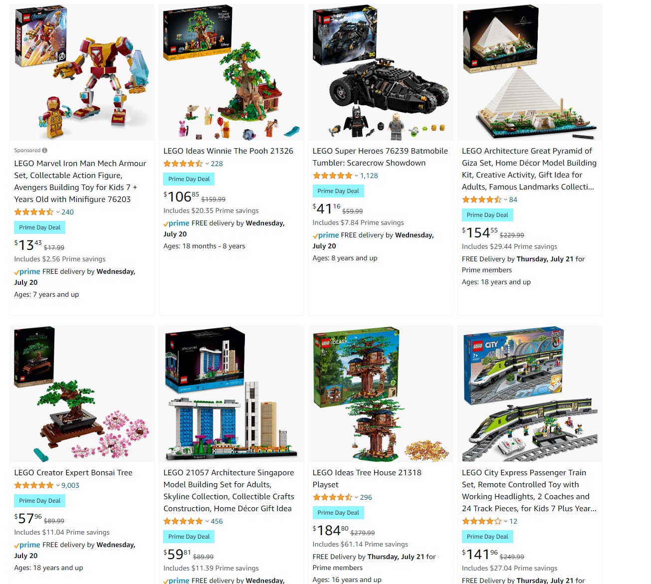 LEGO  Prime Day 2022 deals and Double VIP Points now live